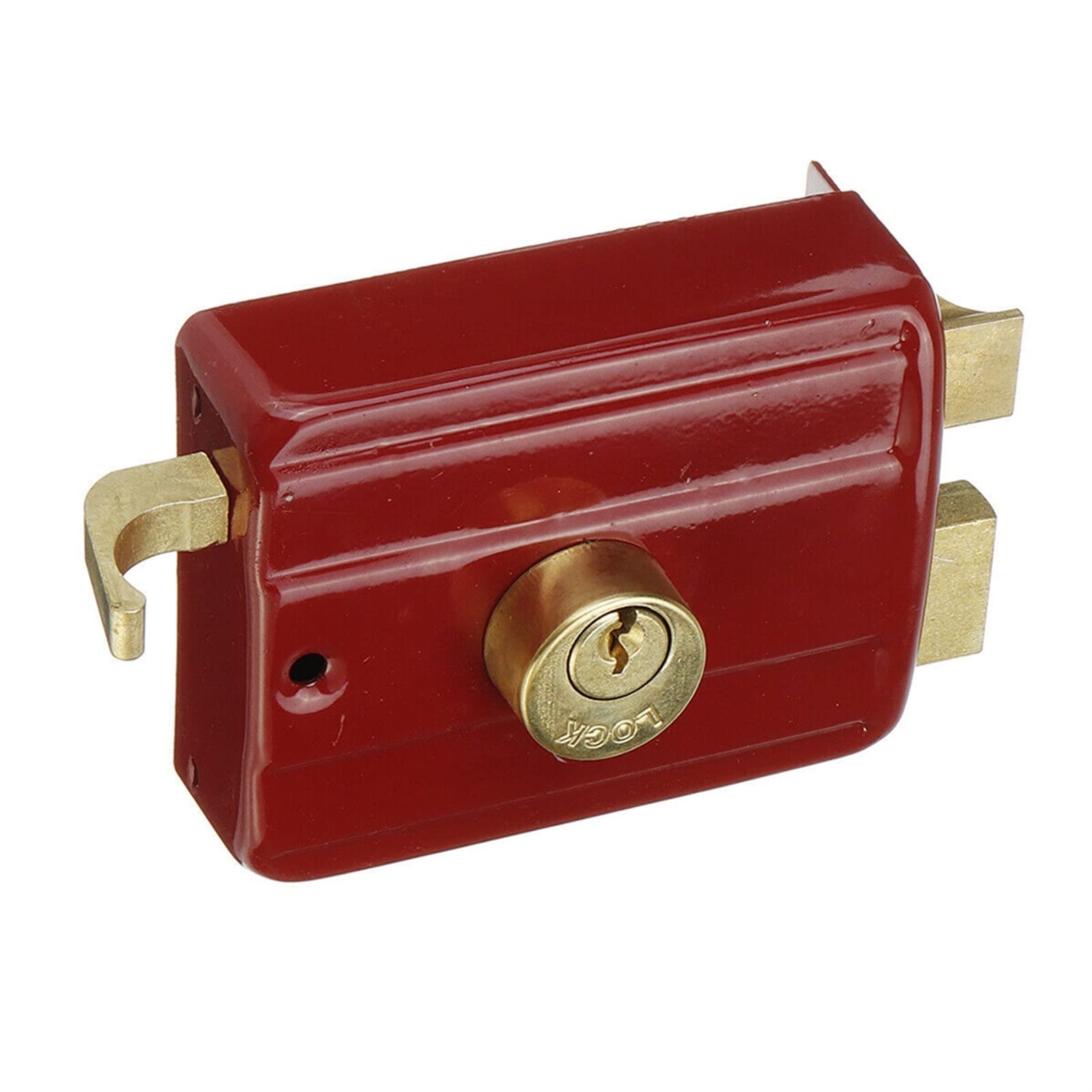Serrure de porte robuste avec chaîne antivol en acier renforcé