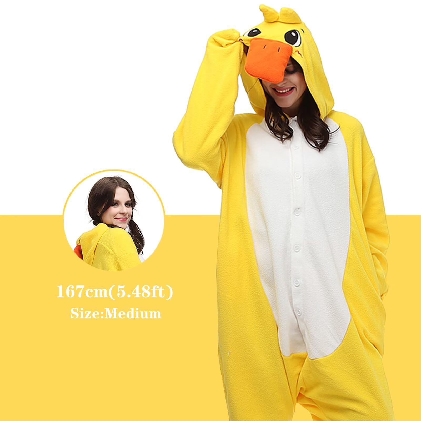 LBJR Erwachsene Cosplay Schlafanzug Tierkostüme Jumpsuit Onesie Nachtwäsche Overall Fasching Karneval Halloween Pyjama