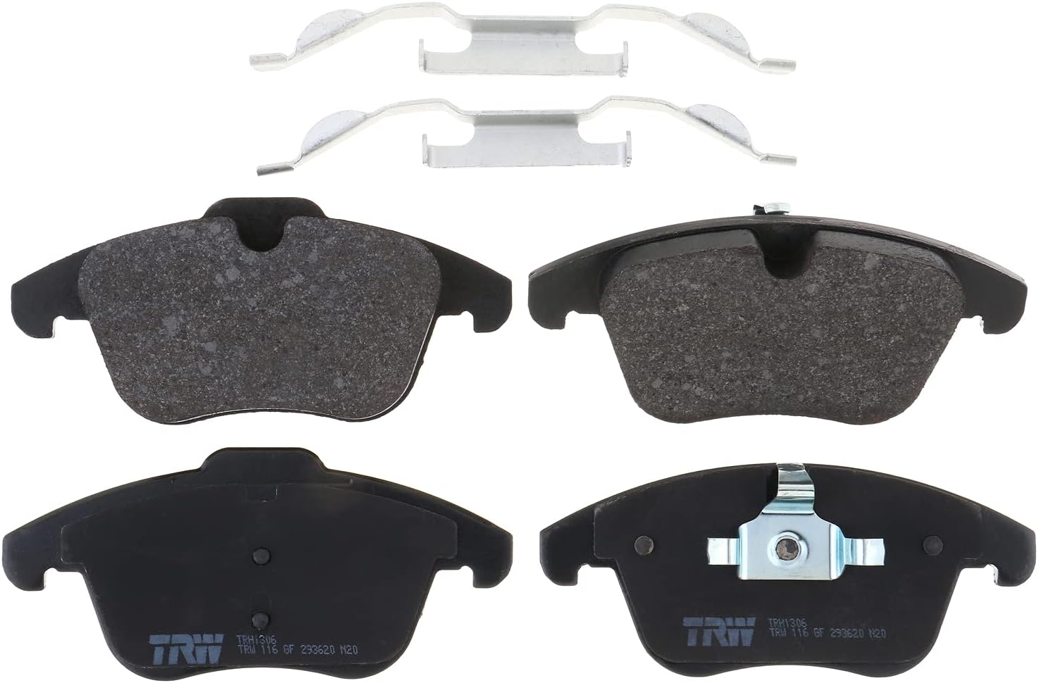 TRW Pro TRH1306 Disc Brake Pad Set For Volvo S60 2011-2018, Front, And Other Applications