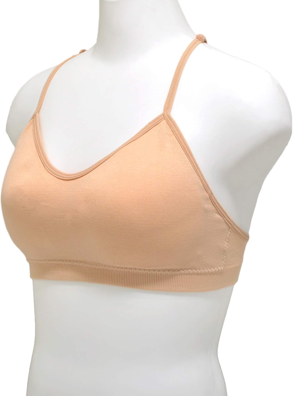 ToBeInStyle Junior Girls' Elegant Embroidered Mesh Detailed Bralette