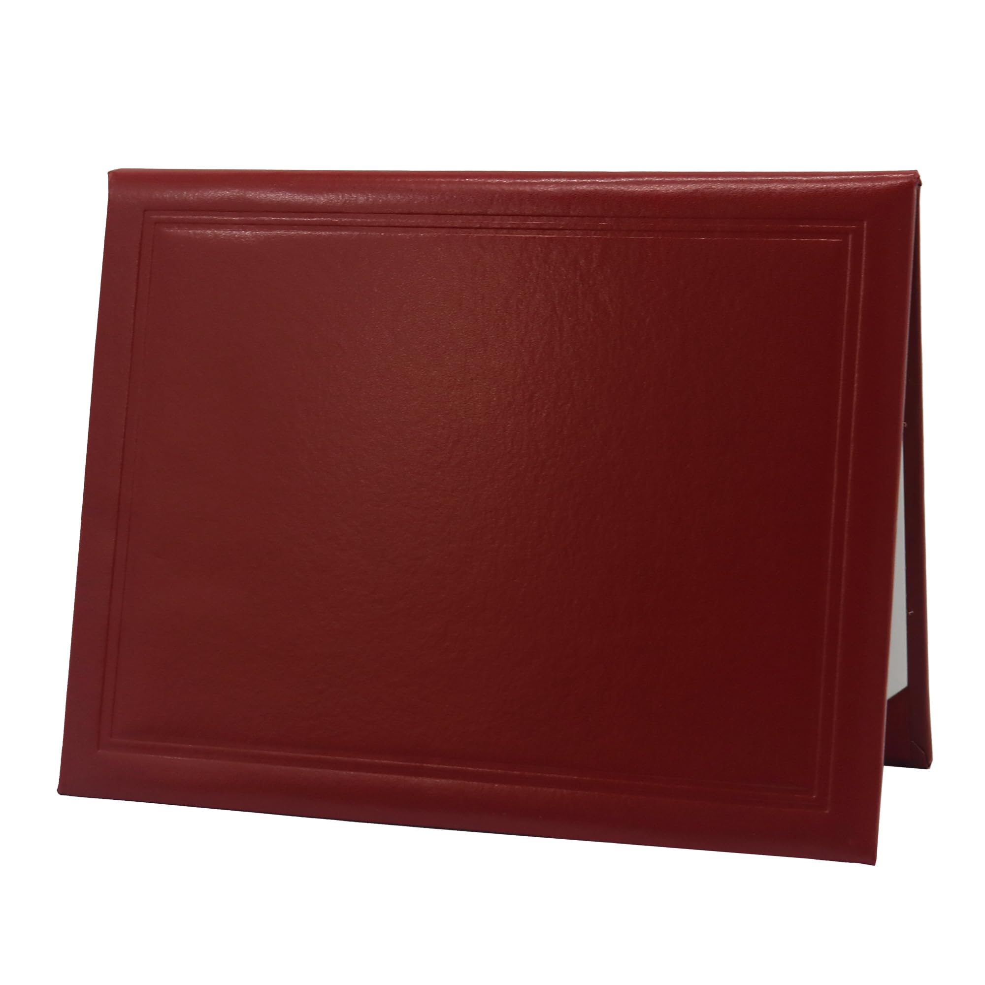 GraduatePro Diploma Cover 8.5x11 Graduation Covers Certificate Document Holder Smooth Leather Letter Size Maroon