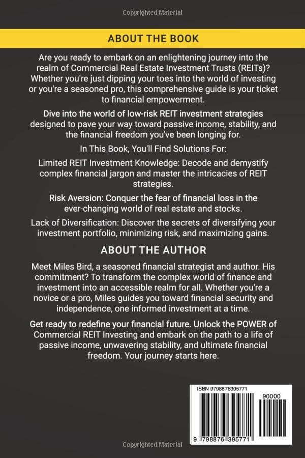 The POWER of Commercial REIT Investing: A Guide for Beginners to Advanced Using Low-Risk REIT Investment Strategies for Passive Income, Stability & Financial Freedom - Image 2