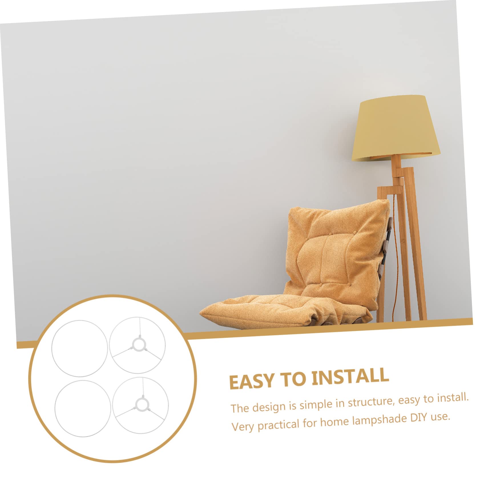 Gadpiparty 2juegos Estante Para Pantallas De Lámparas Soportes Para Lámparas De Marco Para Pantalla De Diy Para De Araña