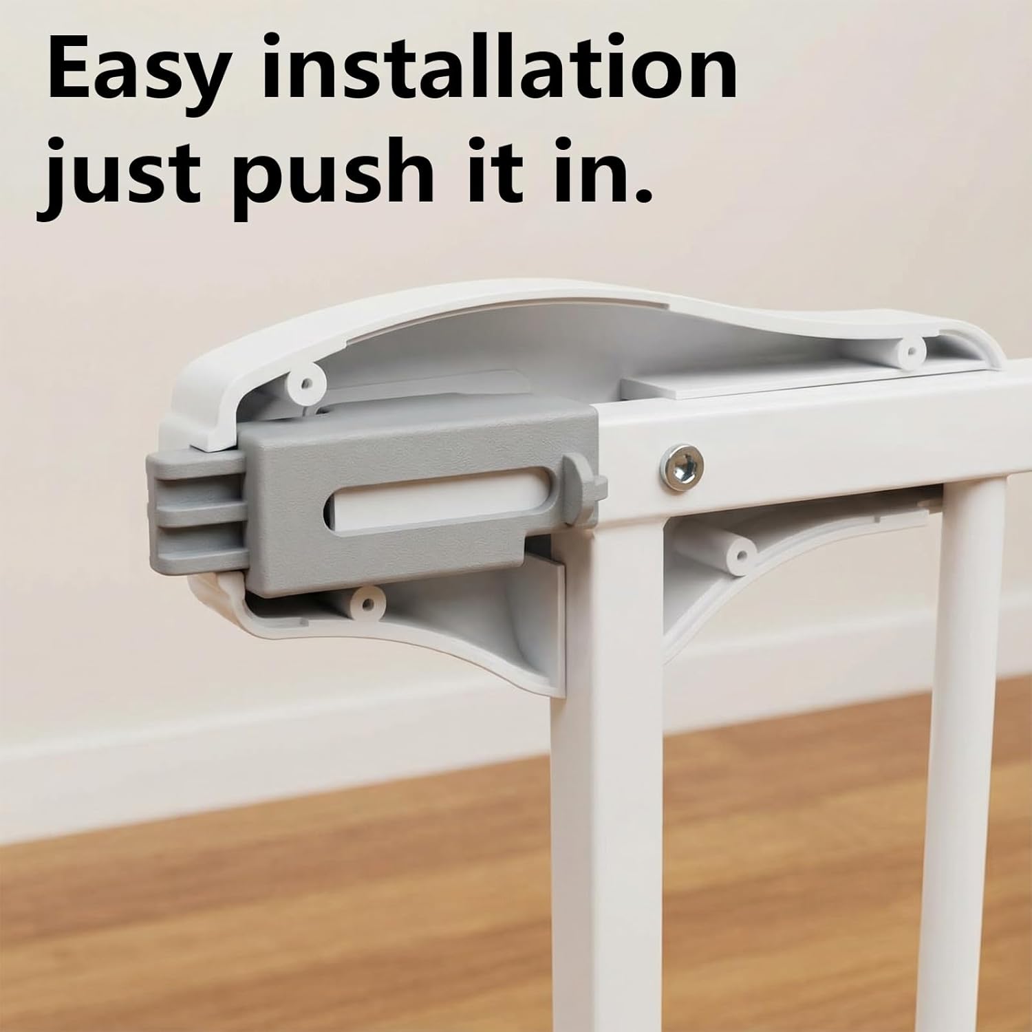 Replacement Safety Gate Latch Compatible with Regalo 1161 Gates, gate Replacement Parts Compatible with 1161 and Select Carlson Replacement with Button
