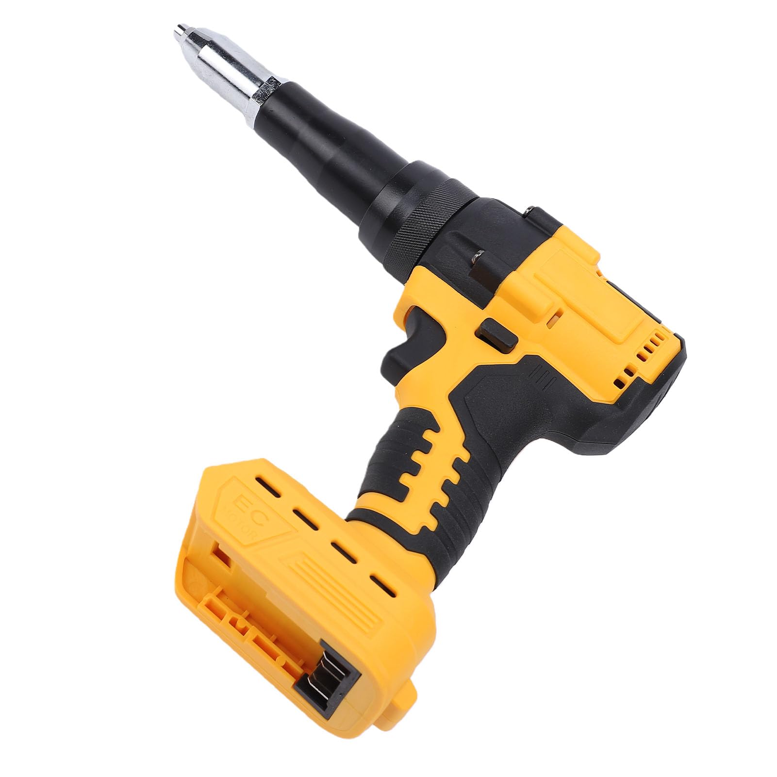 Pistola Remachadora Eléctrica sin Escobillas, Kit de Herramientas de Remachado Inalámbrico Apto para Batería con Luz LED Función de Inversión Automática para Remaches de 1/8 5/32 3/16 Pulgadas