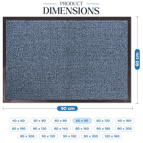 FB FunkyBuys Washable Door Mats Indoor & Outdoor, Non-Slippery Heavy Duty Doormats Indoor, Highly Absorptive Rubber Door Mat - Image 3