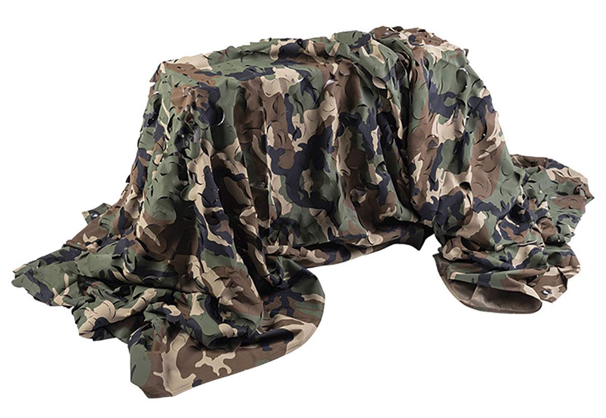 Mil-Tec Unisex - Adult Camouflage Net -14460020, Woodland, One Size