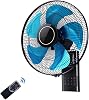 Deevin Wall Fan with Remote,Oscillating Rotating Wall-Mounted Quiet Fan,18-Inch,Perfect for HouseholdOffice