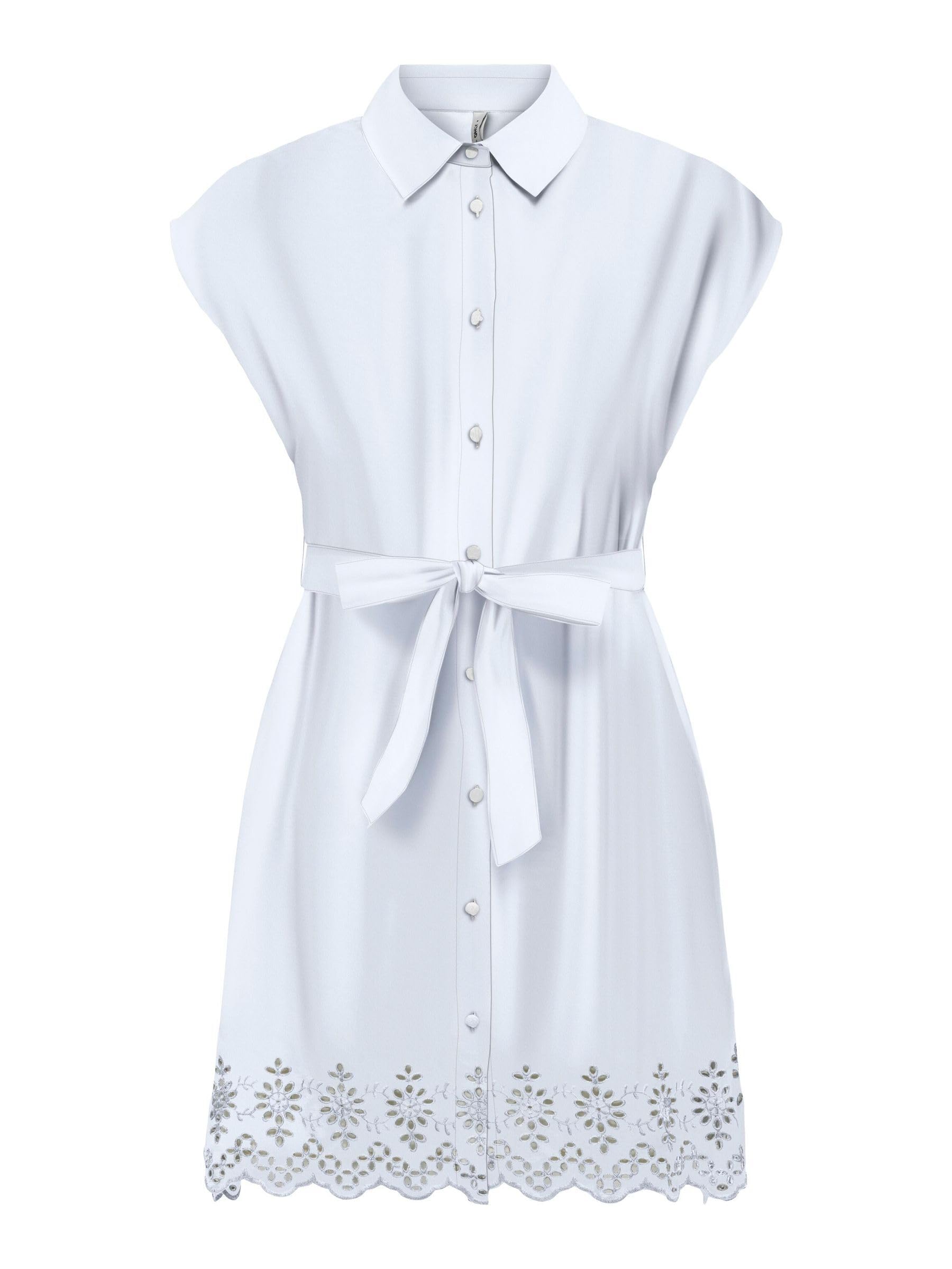 ONLLOU LIFE EMB S/S SHIRT DRESS PTM Elbise Kadın