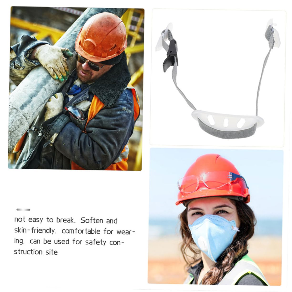 ULTECHNOVO 15stücke Sicherheitshelm Unterkinnriemen Verstellbare Hard Hat Kinnschutzgurt Für Optimalen Und Schutz Arbeit