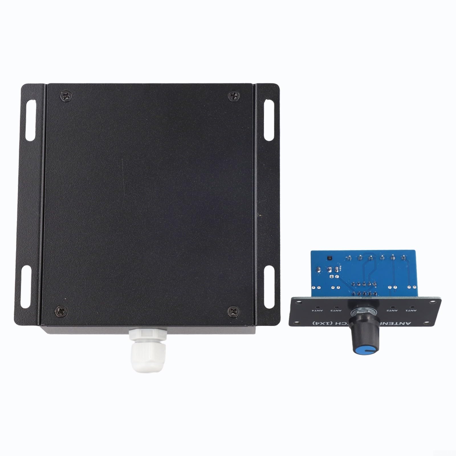 Interruptor de antena coaxial de 4 vías, mando a distancia, 1,8-60 MHz, 500