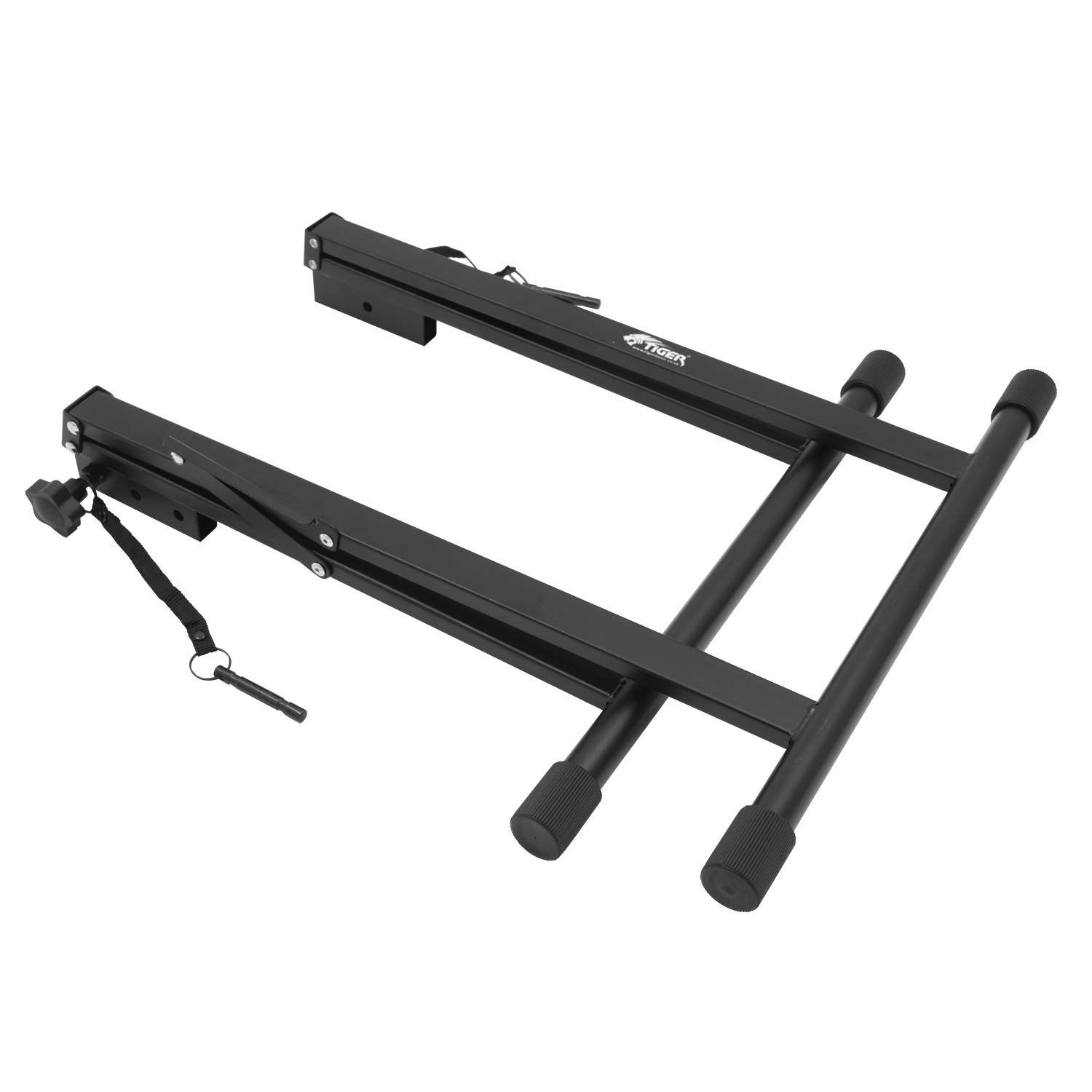 TIGER Aps7-Bk - Supporto Amplificatore, Regolabile In Altezza