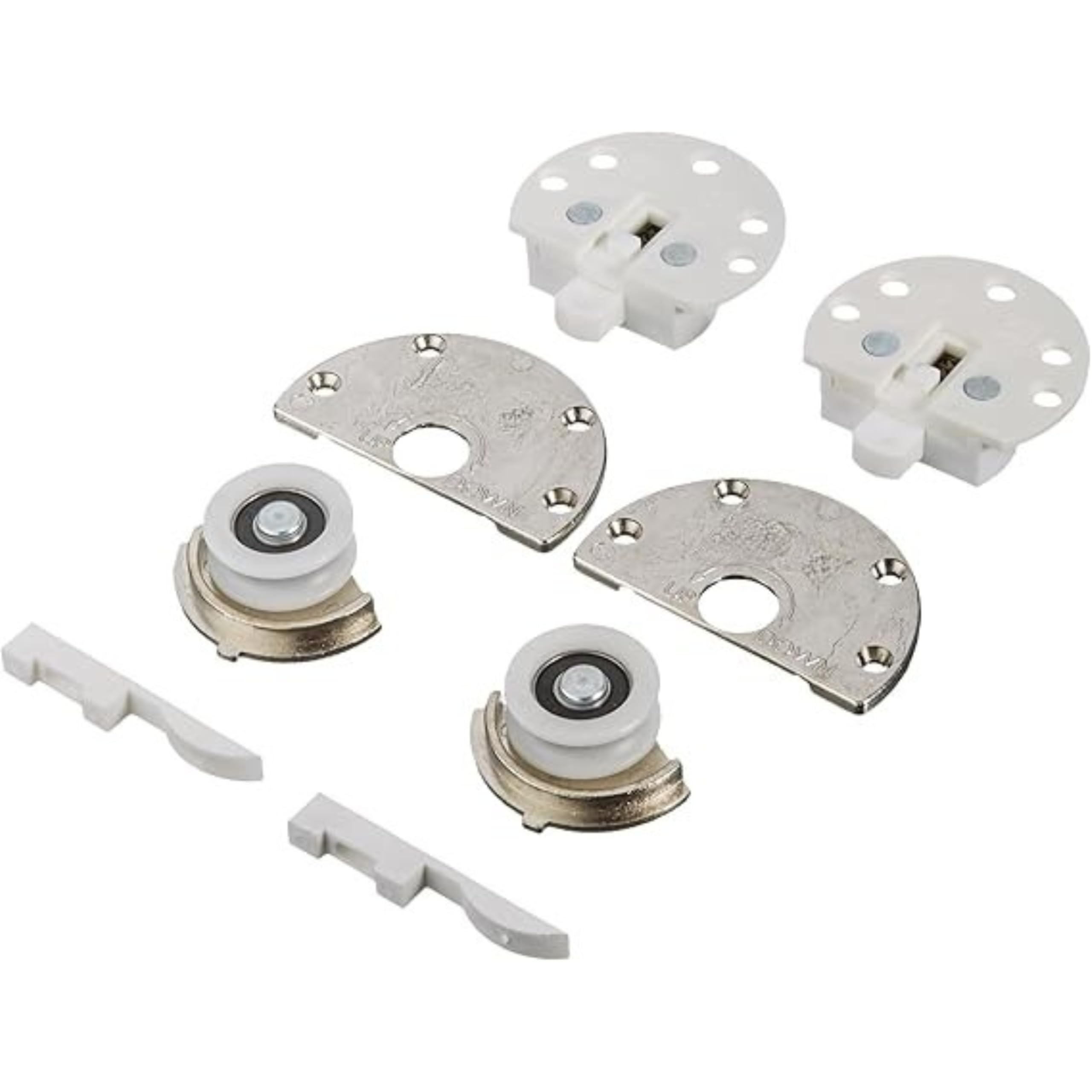 Kit Guarnitura Per Binari Per Ante Scorrevoli Classic – Accessori Per La Realizzazione Di Ante Scorrevoli - Portata Max 40Kg. (Scorrevoli Classic - Guarnitura)