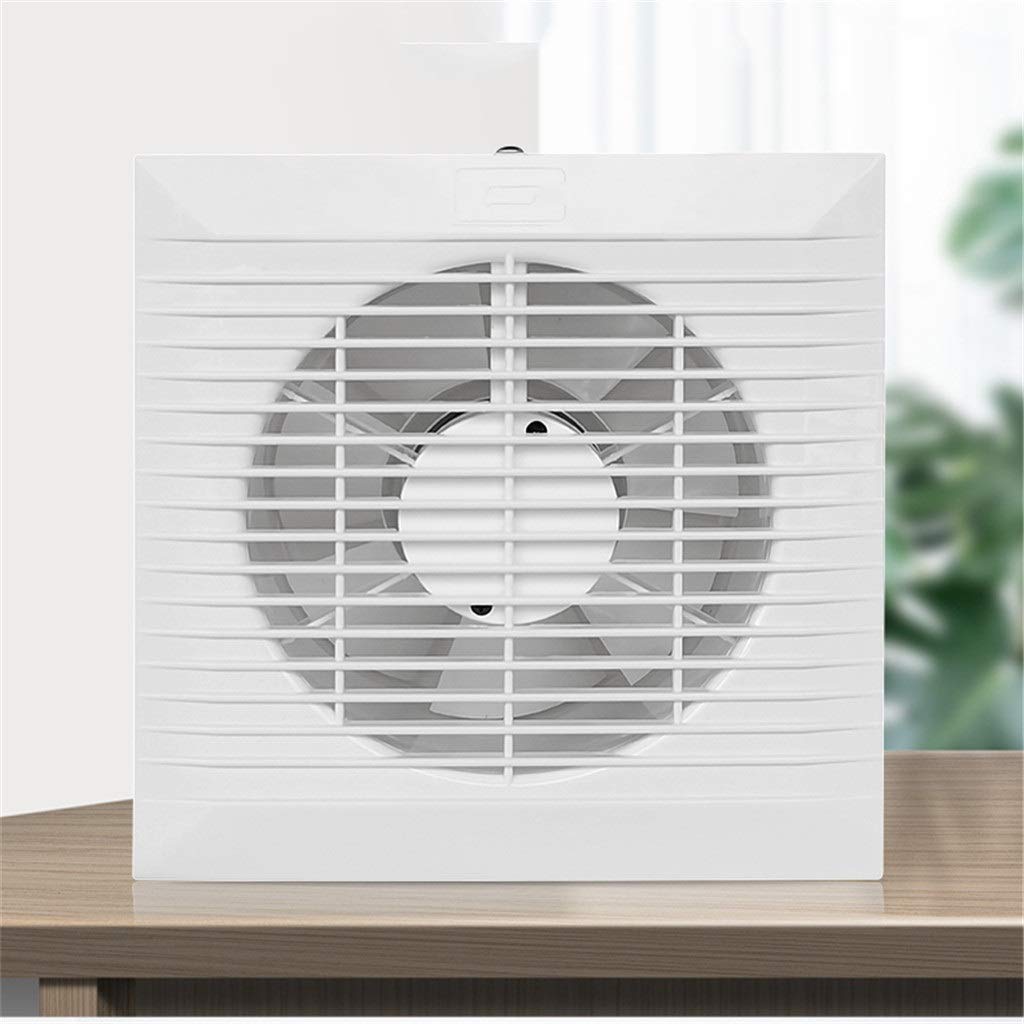 Aspiratore da Bagno, aspiratore da Cucina Silenzioso da 8 Pollici, Parete con Finestra in Vetro per Bagno/Soggiorno/Camera da Letto