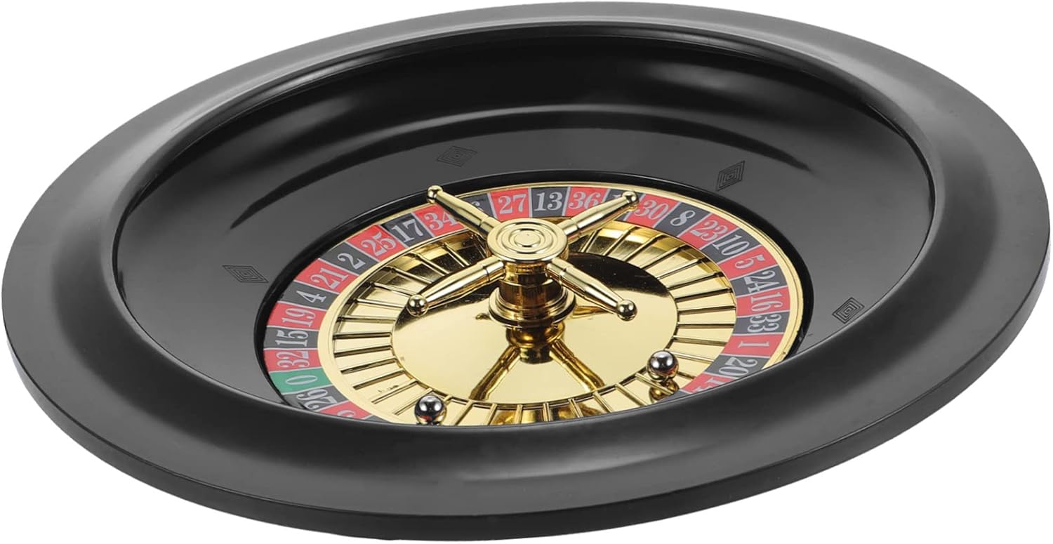4pcs Poker Game Supply Poker Wheel for Bar Game Wheel Prop Household Poker Wheel Poker Game Rotating Wheel Party Game Prop Poker Game Wheel Russian Poker Wheel/126
