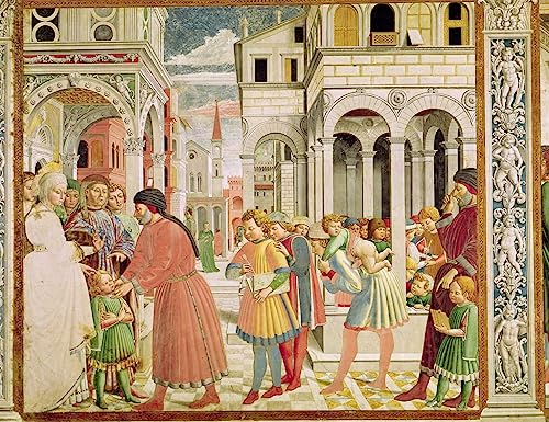Décoration Murale Saint Augustin Gozzoli, Toile Grand Format