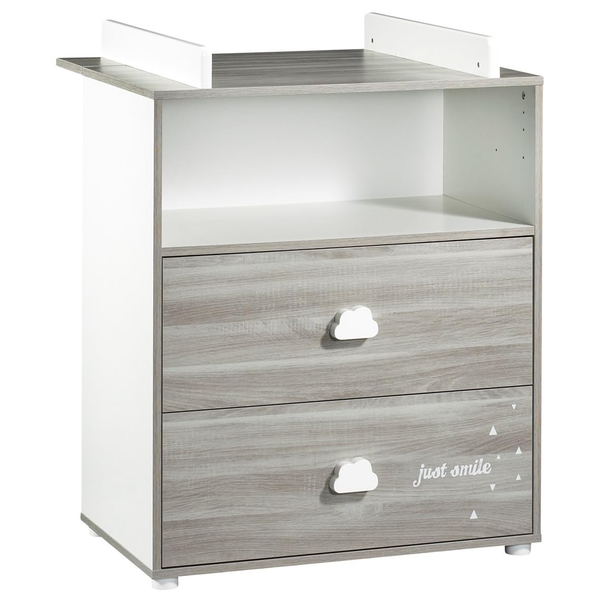 Baby Price Smile Cassettiera fasciatoio Quercia Silex