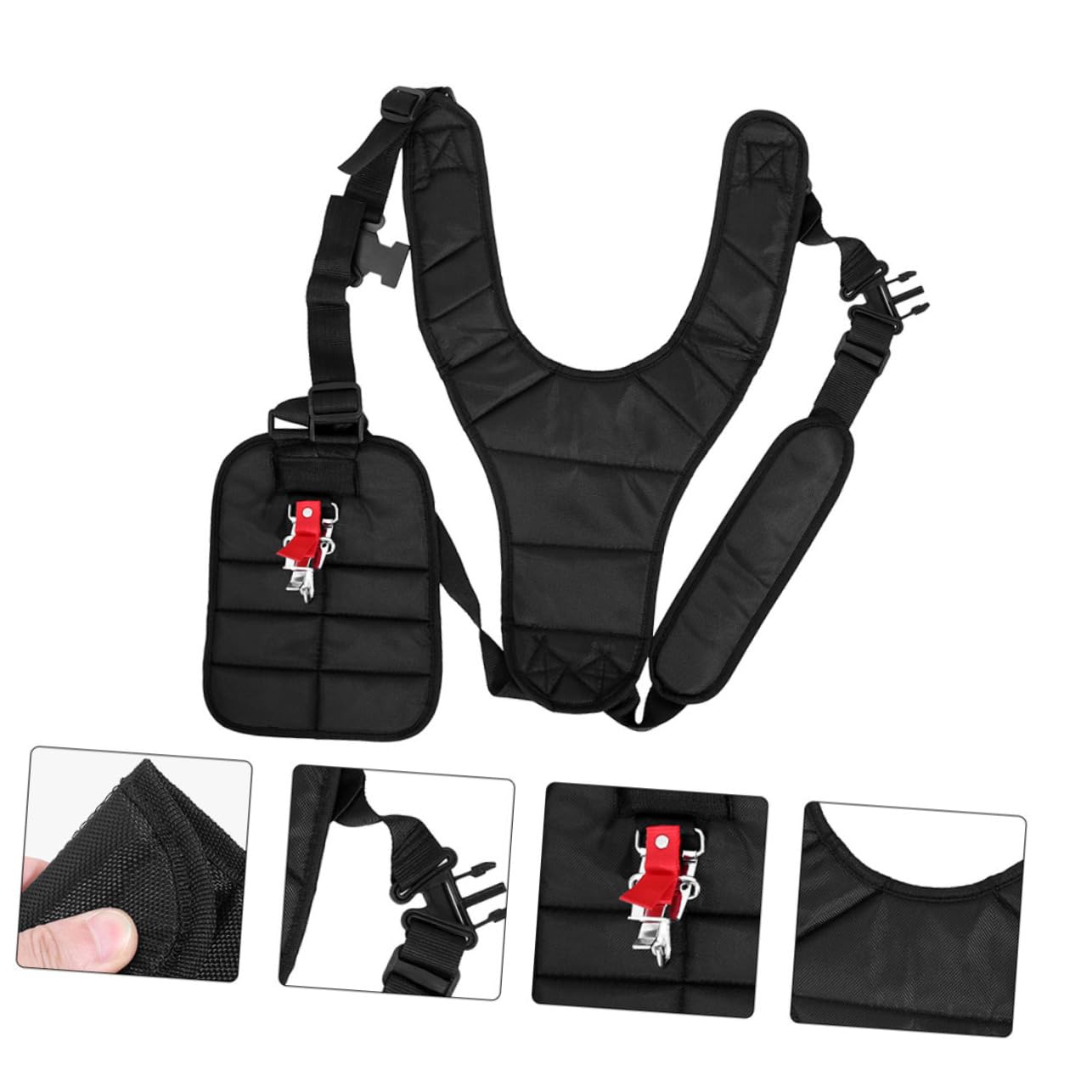 Harnais de Coupe-bordures Double Bandoulière 2 Pièces en Tissu