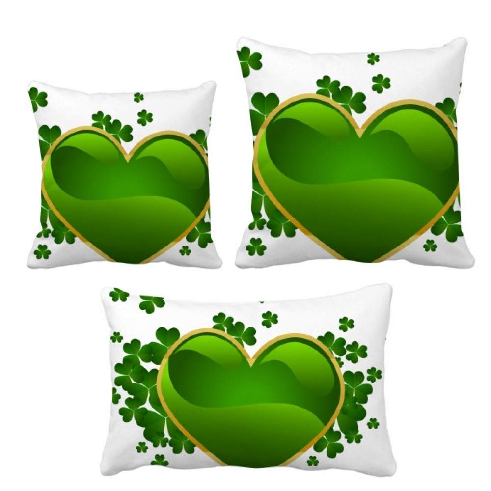 Parure de coussin trèfle Irlande St. Patrick idée cadeau originale décoration
