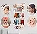 Headband Holder Hair Bows Organizer for Baby Girls Large Capacity Bow Holder Hair Accessories Wall Hanging Organizer for Toddler Baby Girl Nursery Room Decor (Beige)