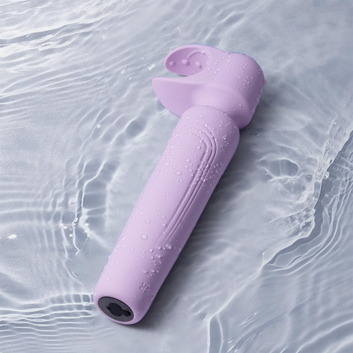 6-Mode Penis Vibrator Wand, Flexible Massage Tool for Male Stimulation, Clitoral and Anal Vibrator for Couples (Purple)