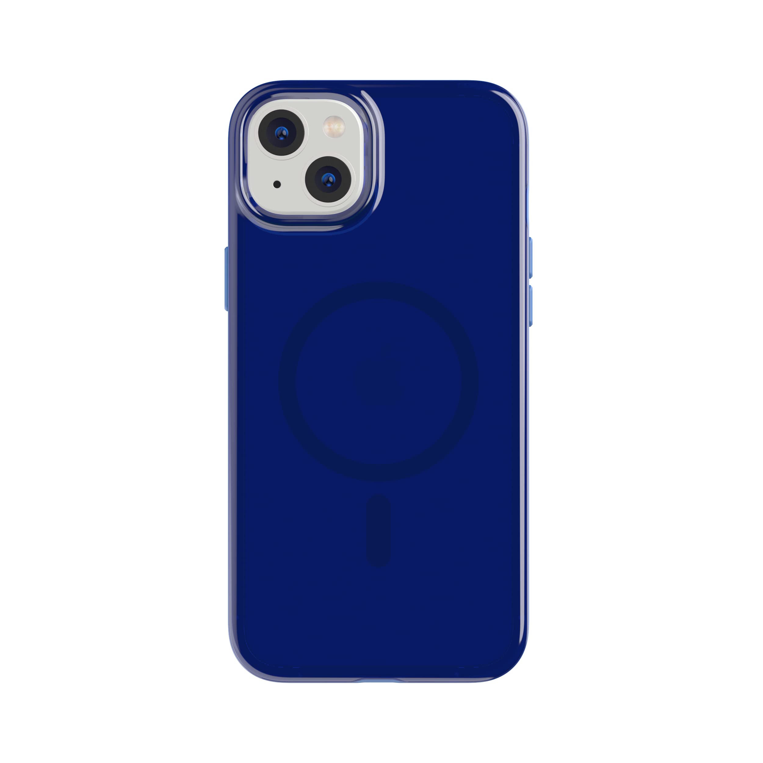 tech21 iPhone 14 Plus Evo Tint Compatible with MagSafe® – Shock-Absorbing & Scratch-Resistant Tinted Phone Case with 12ft Multi-Drop Protection Blue