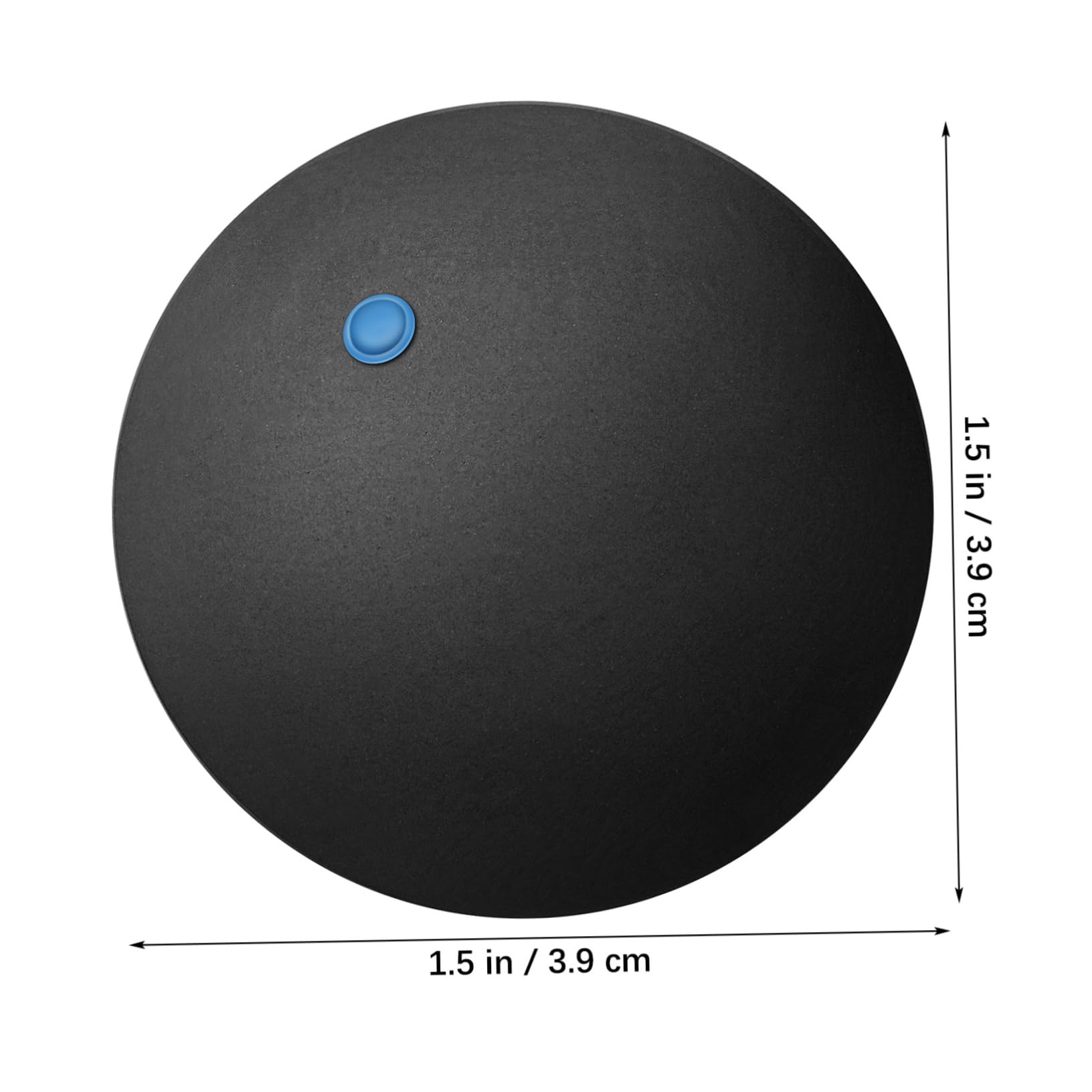 Hemoton 4 Pcs Professional Indoor Squash Balls Durable Balls for Racket Sports Training Enhance Reaction Speed and Coordination for Gyms and Playgrounds