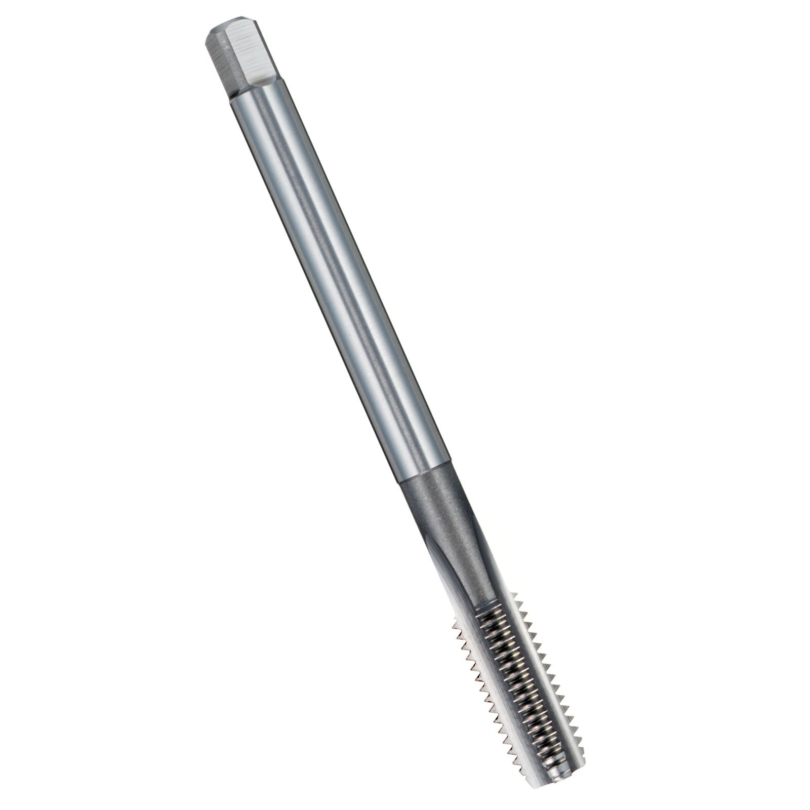 Dormer E600M4NO2 Series E600 HSS-E-PM Straight Flute Long Machine Tap, Bright Finish, M4 x 0.70mm x 73mm, No.2