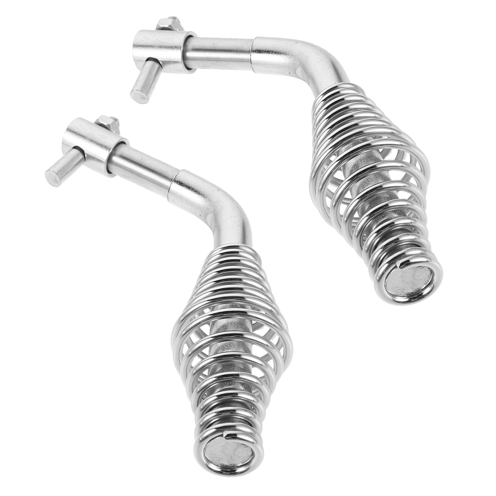 VICASKY Maniglia di Ricambio per Porta Stufa a Legna in Metallo Molla Set 2 Pezzi per Caminetti e Barbecue Accessorio Sostitutivo per Chiusura Sicura e Uso Domestico