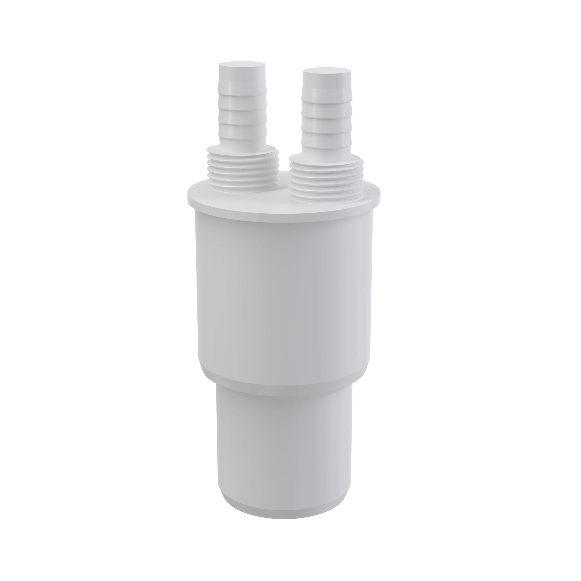 B&Q -  Alcaplast 40/50mm X 1/2 Inch Waste Hose Connector White Plastic Reduction Connection Reducer