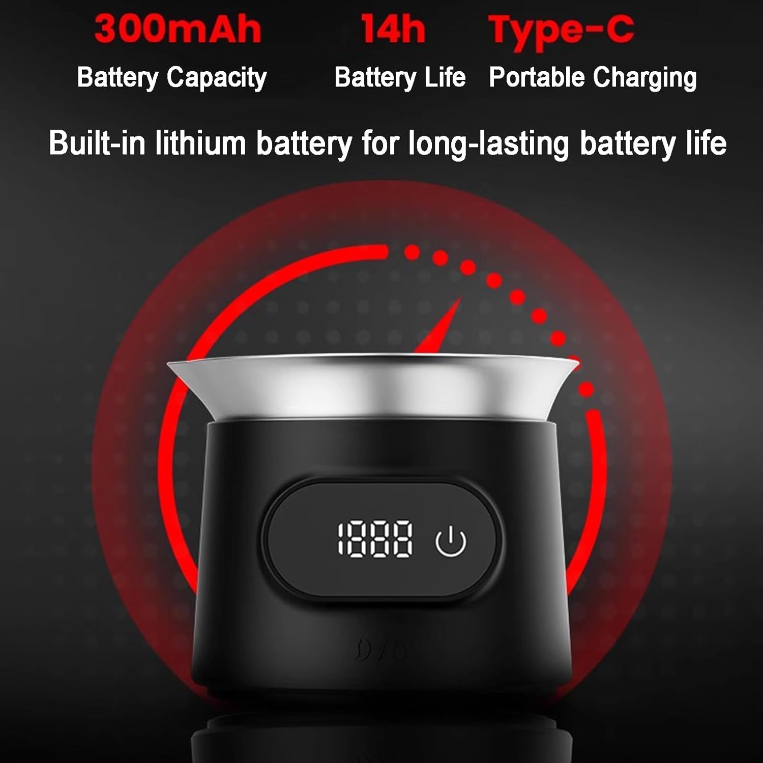 Báscula para café LED con taza de goteo, báscula digital para café, con pantalla táctil LED, rango de medición de 0,2 g a 500 g, precisión de 0,1 g, precisión de modo dual, para dosificar, accesorios