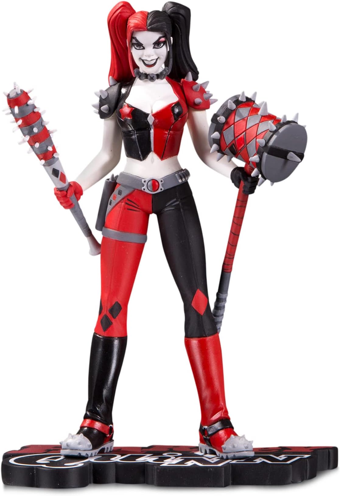 DC Direct Harley Quinn RED White & Black - Harley Quinn by Amanda Conner (Resin)