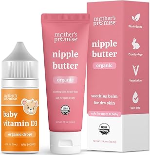 Mother's Promise Nipple Butter & Baby Vitamin D3 Drops