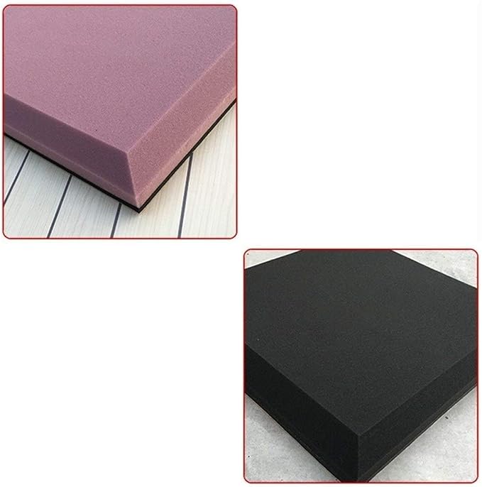 Acoustic Panels,10Pcs Recording Studio Sound Treatment Accessories Foam, Multiple Colour Square Acoustic Panels Thicken Acoustic P,Red miniatura 3