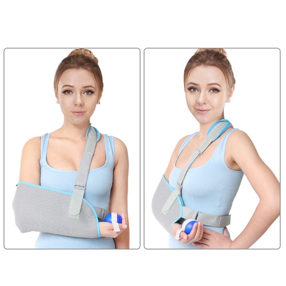 Cabestrillo para Brazo Cabestrillo para Hombro, Ligero, Transpirable Muñequera Soporte para Codo Dislocación, Fractura, Esguince, Adecuado para Adultos y Adolescentes,M