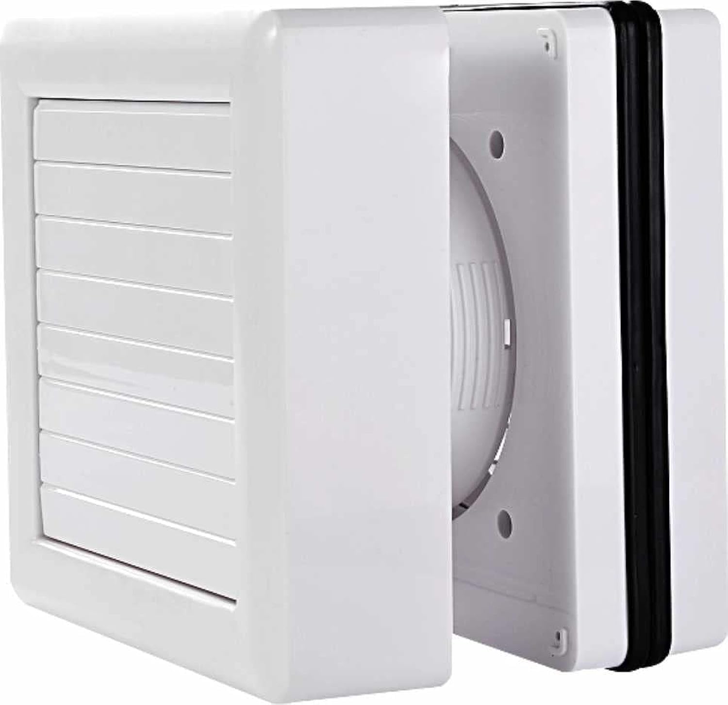 Buy Silent Exhaust Fan 15W 4Inch - 150mm | Ventilation Automatic Shutter Wall & Glass ed ...