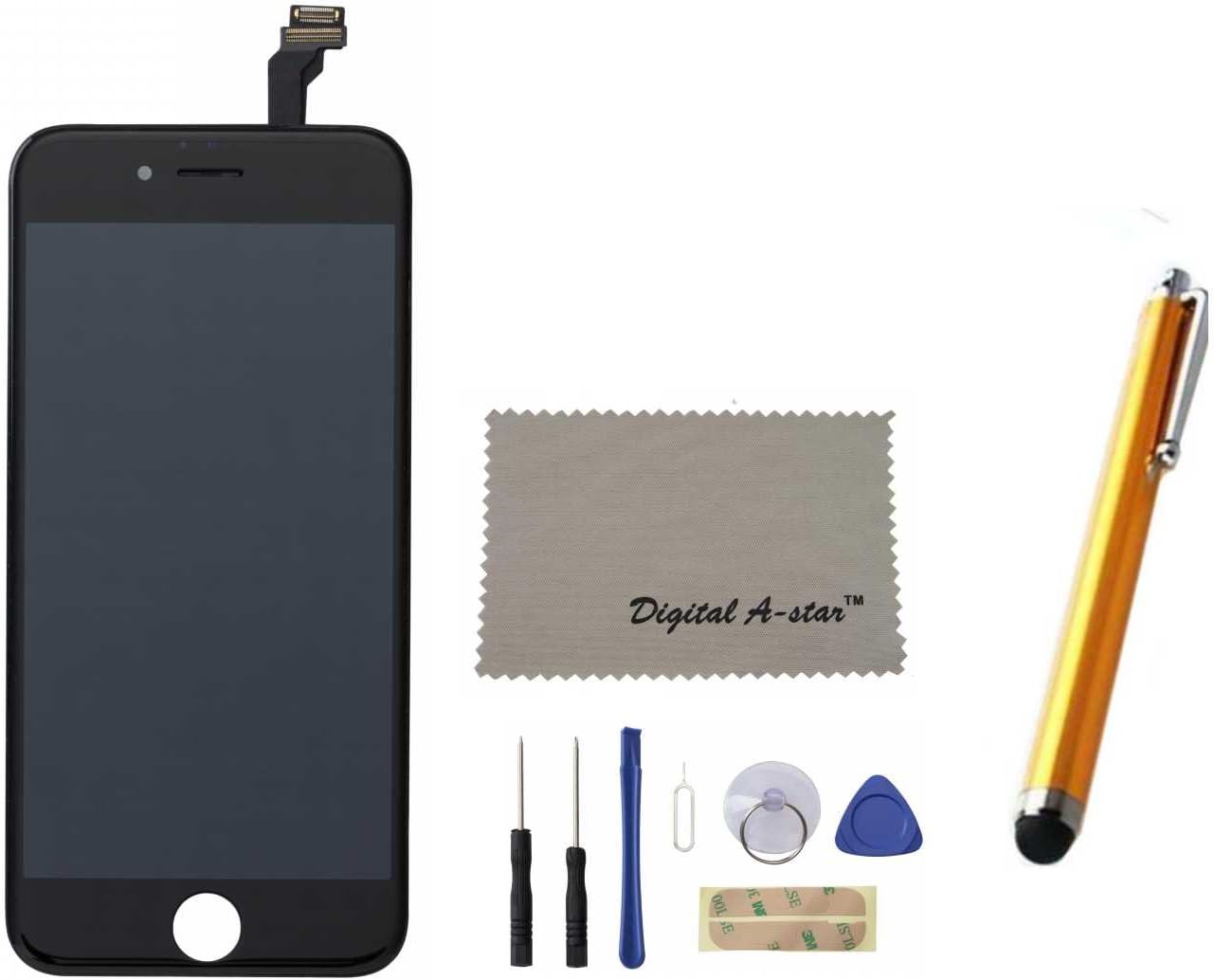 iphone 6 Screen Replacement Lcd Screen Digitizer Frame Assembly Set (White) iphone 6 4.7