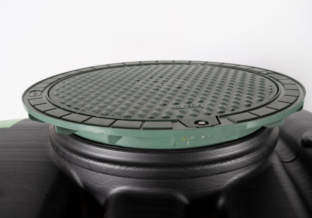Fosa Septica con Filtro Biológico 2000 litros | Fosa septica Homologada 3 a 8 Personas | Fosa de Polietileno Certificado CE