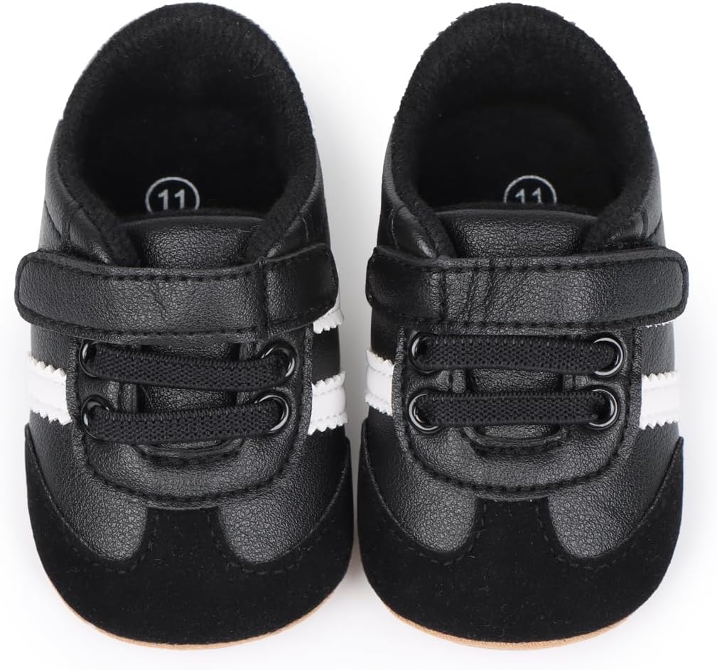 Baby Boys Girls Sneakers Toddler Non-Slip Soft Rubber Sole First Walking Shoes Infant Newborn Crib Dress Shoes image 4