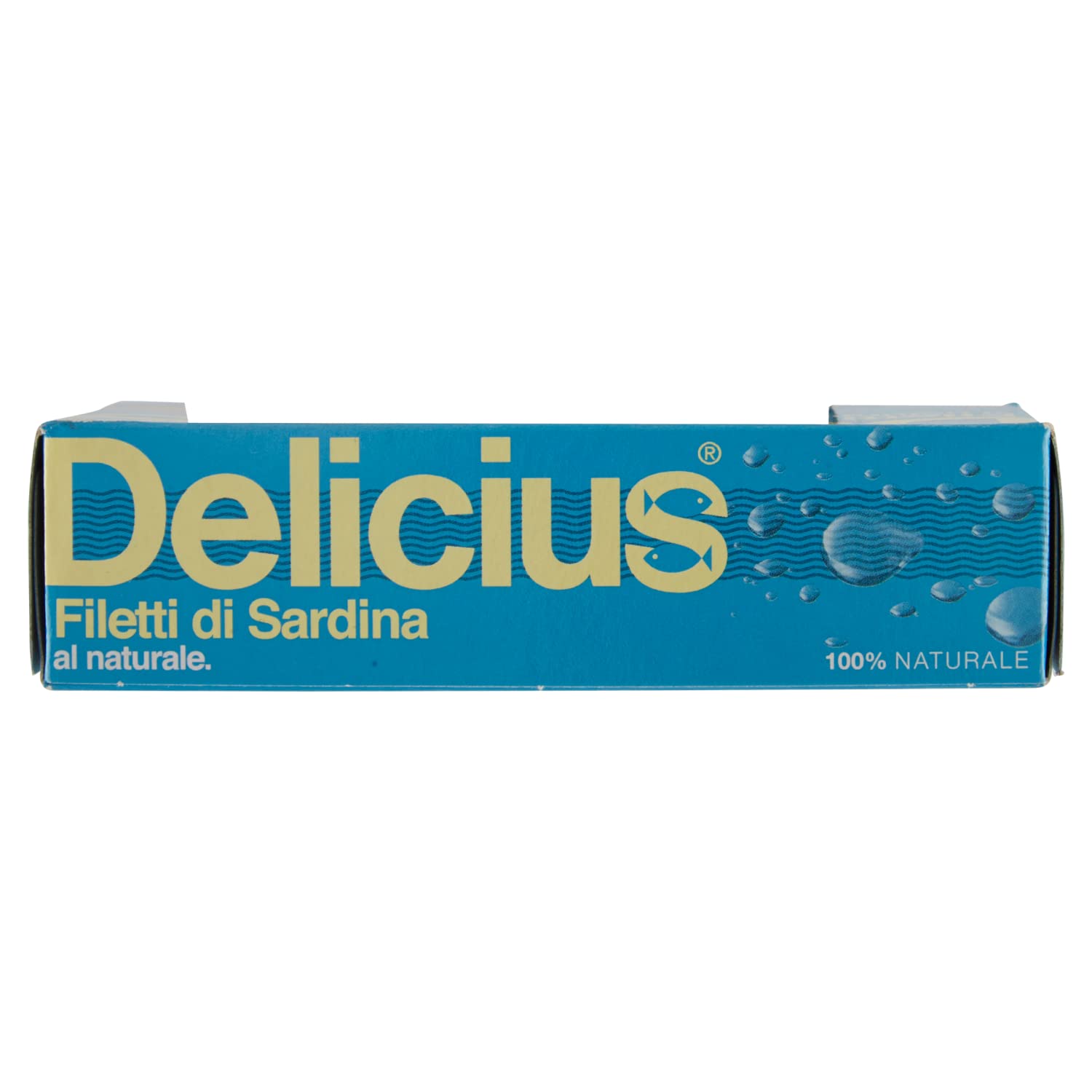 Delicius Scatola di Filetti di Sardina al naturale 120g (10 pezzi)