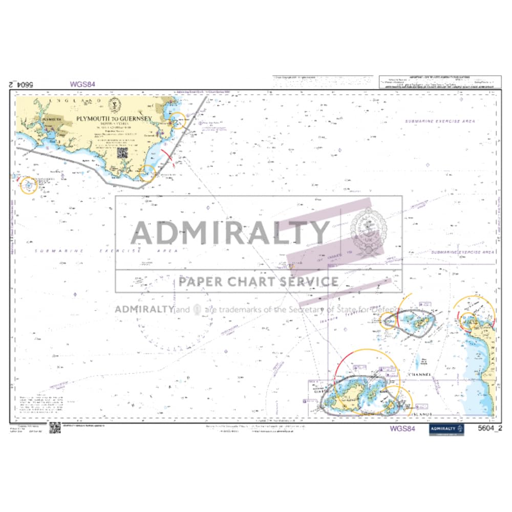 Admiralty Small Craft Chart 5604_2 – Plymouth to Guernsey