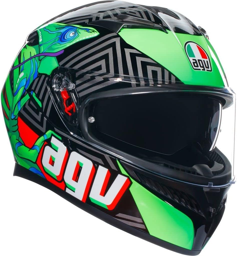 AGVK3 Full Face ECE 22.06 Motorcycle Helmet - Kamaleon