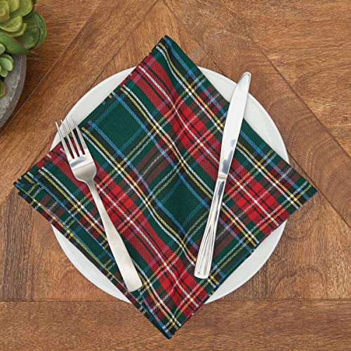 Set de 6 Servilletas de Tela Cuadradas Rojo C&F Home miniatura 3