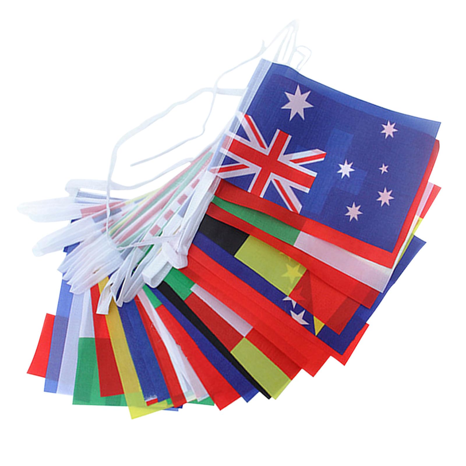 Ficelle de drapeau national mondial pour grand show