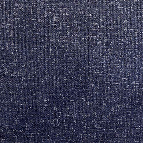 Arthouse Calico Plain Navy Vinyl Textured Wallpaper -921202 #TOP20