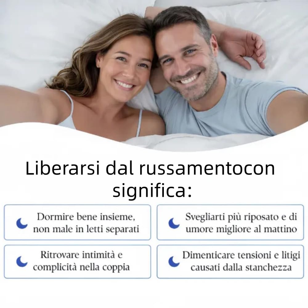 Norilan Plus Bite Anti-Russamento, Scatola di Stoccaggio, Reutilizzabili, Uomo e Donna, Migliora Qualità Sonno