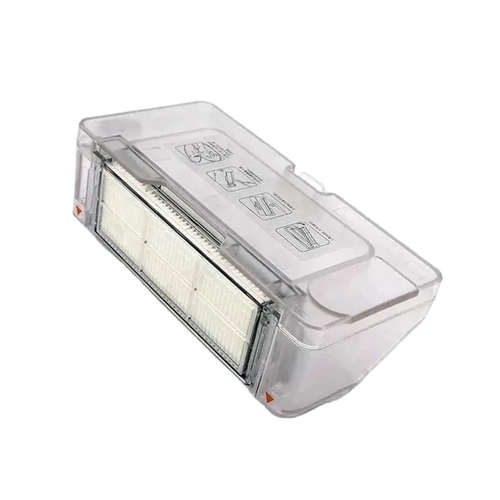 HIZON Dust Box，Compatible For Xiaomi ，Mop P STYTJ02YM 3C B106CN，Compatible For VIOMI， V2 Sweeping Robot Vacuum Cleaner Dust Bin Replacement Accessories