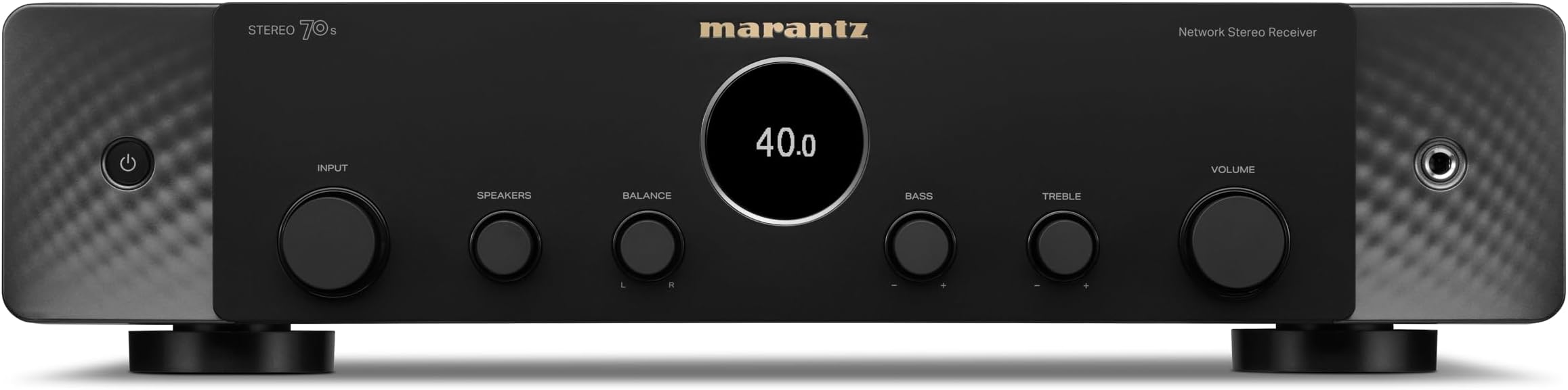 Marantz Stereo 70s AV Receiver, 6 HDMI Inputs (3x 8K), HEOS Multiroom, AirPlay 2 & Bluetooth - Black