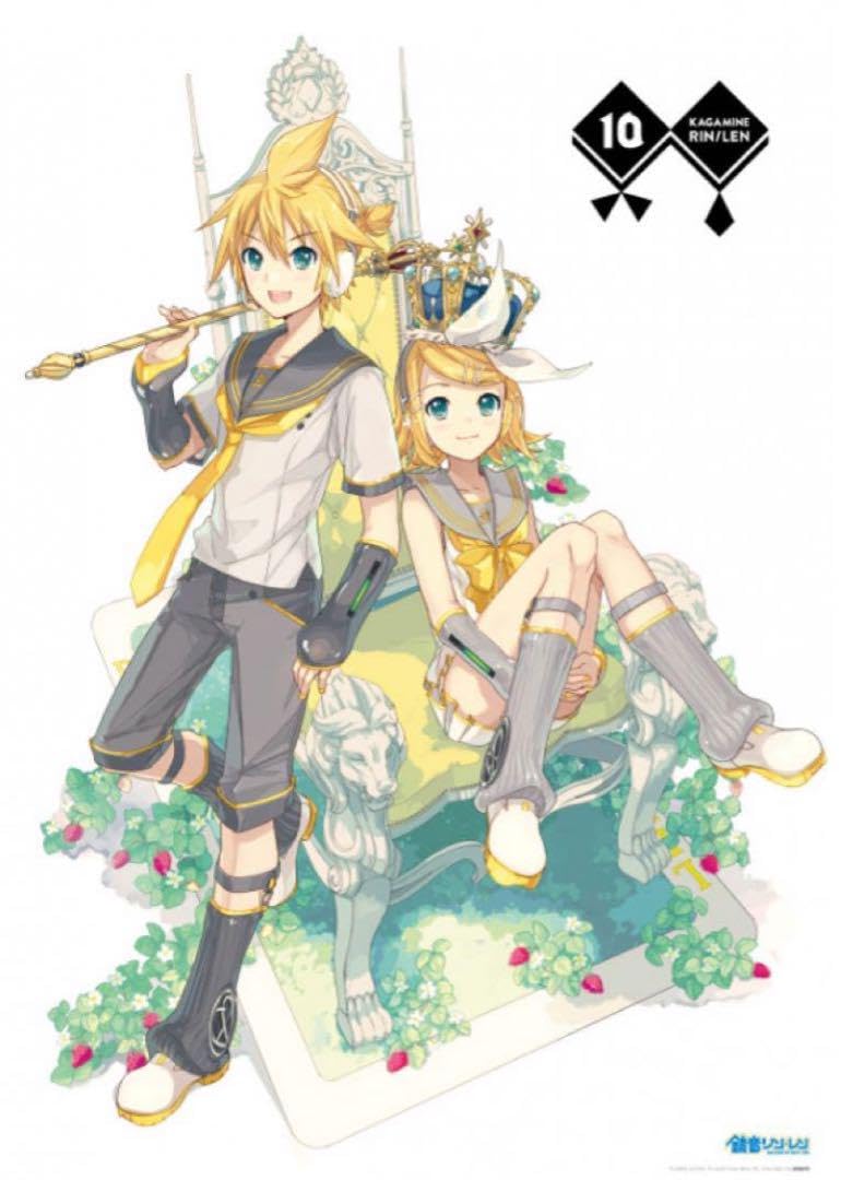 鏡音リン 鏡音レン タペストリー 15周年 15th Anniversary ETERNO_RECIT on X: 