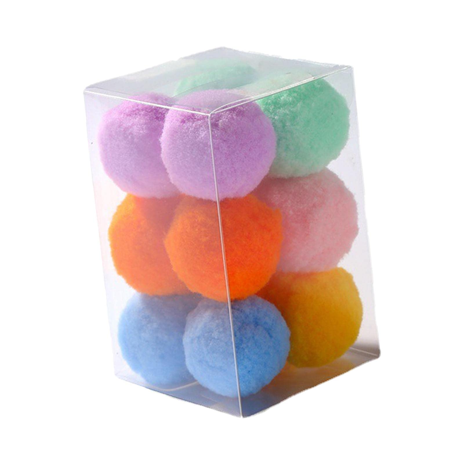 Pelotas de peluche para gato Stgfyxgs x12 juguetes interactivos mordedores